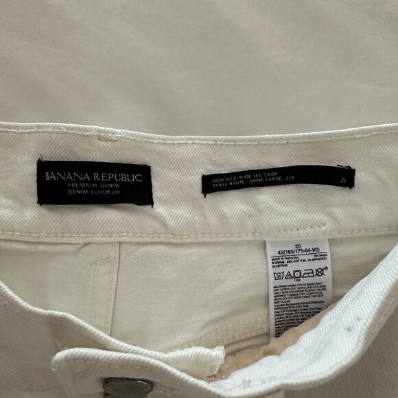 Banana Republic Cropped Twill Pant - Picture 3 of 5